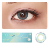 colored contact lenses OLENS French Shine Aqua ( 1 Day )