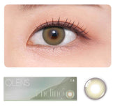 colored contact lenses OLENS Ending Olive ( 1 Day )