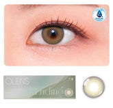 colored contact lenses OLENS Ending Olive ( 1 Day )