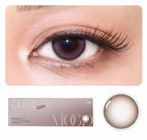 colored contact lenses OLENS Mood Night Brown ( 1 Day )