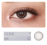 colored contact lenses OLENS Real Ring Gray ( 1 Day )