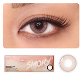 colored contact lenses OLENS Russian Smoky Brown ( 1 Day )