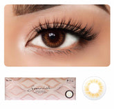 colored contact lenses Spanish brown