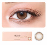 colored contact lenses OLENS Viviring Brown ( 1 Day )