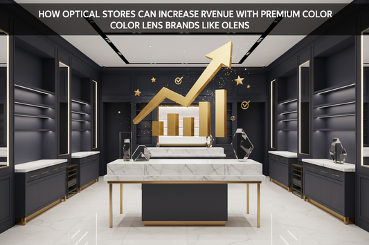 How Optical Stores Can Increase Revenue with Premium Color Lens Brands like OLENS