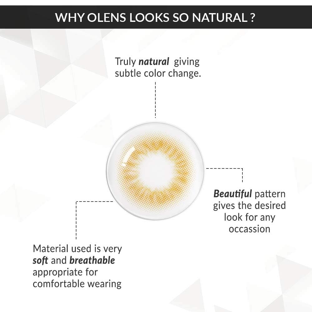 colored contact lenses OLENS Scandi Hazel ( 1 Month )