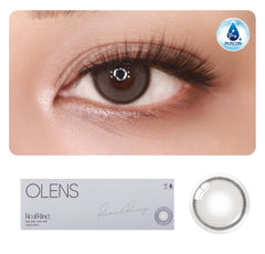 colored contact lenses OLENS Real Ring Gray ( 1 Day )