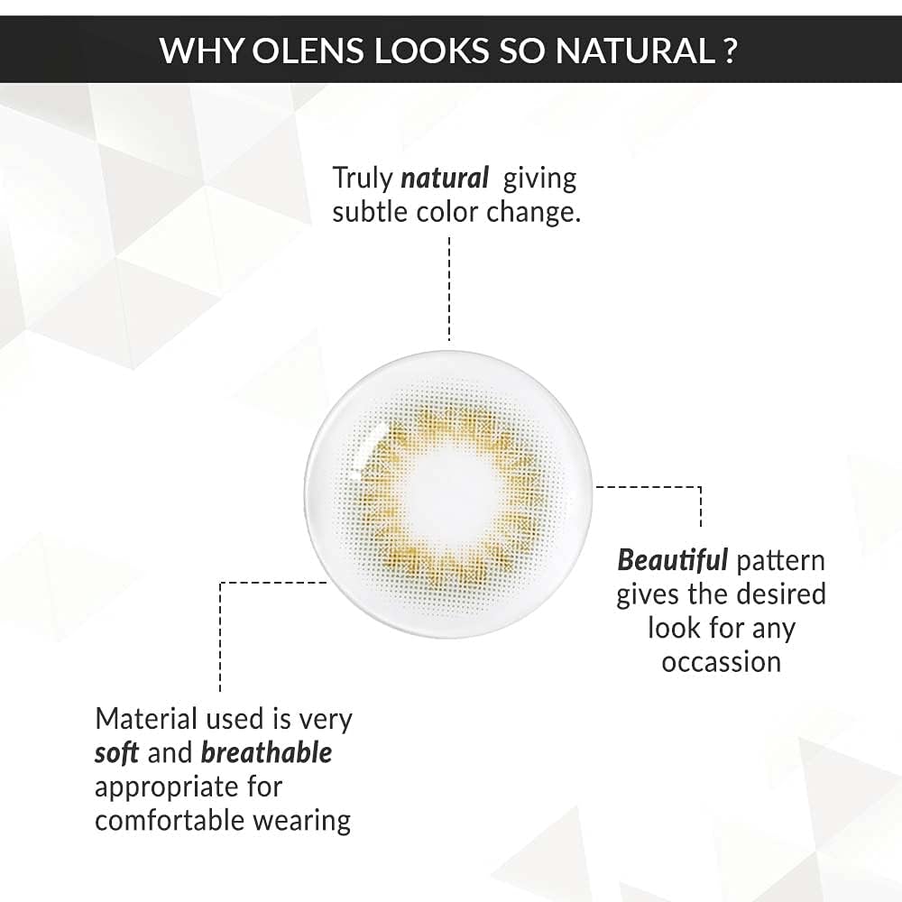 colored contact lenses OLENS Scandi Grey ( 1 Month )