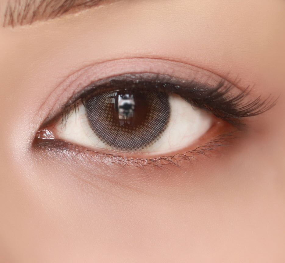 colored contact lenses OLENS French Shine Gray ( 1 Day )