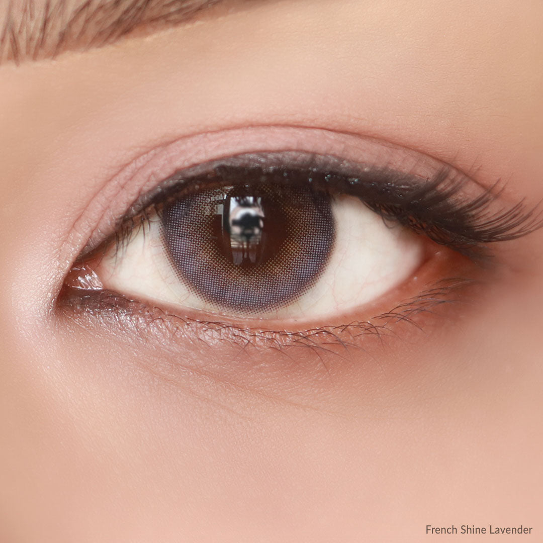 colored contact lenses OLENS French Shine Lavender ( 1 Day )